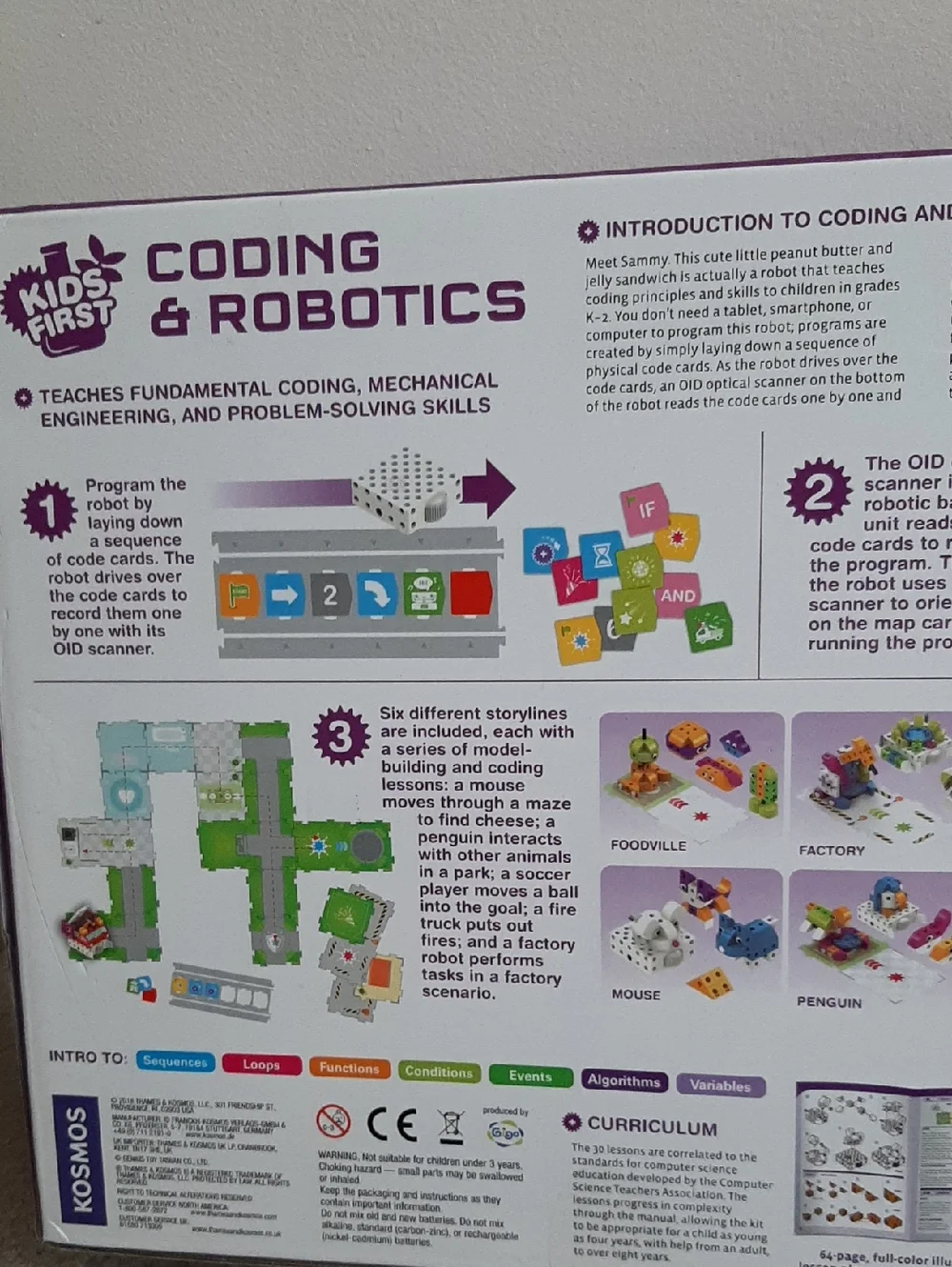 Kids First Coding & Robotics Experiment Kit Thames & Kosmos NIB